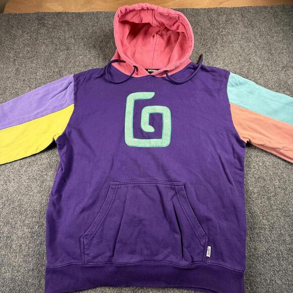 Karl Jacobs Colorblock Hoodie with Logo #1140 - Picture 7 of 8